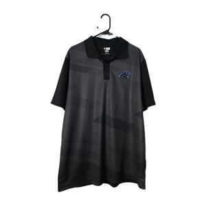 NFL Team Apparel Mens Shirt Sleeve Polo TX3 Cool Panthers Size XL